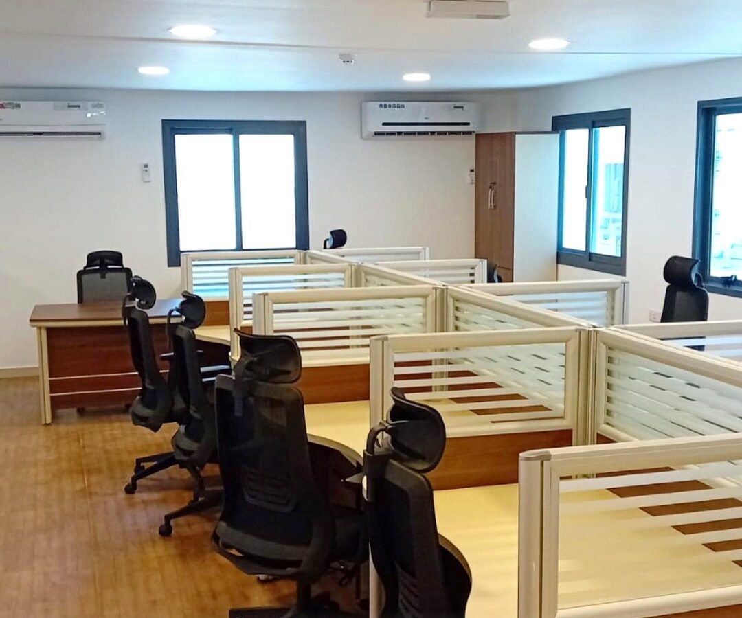 Fitted office interior